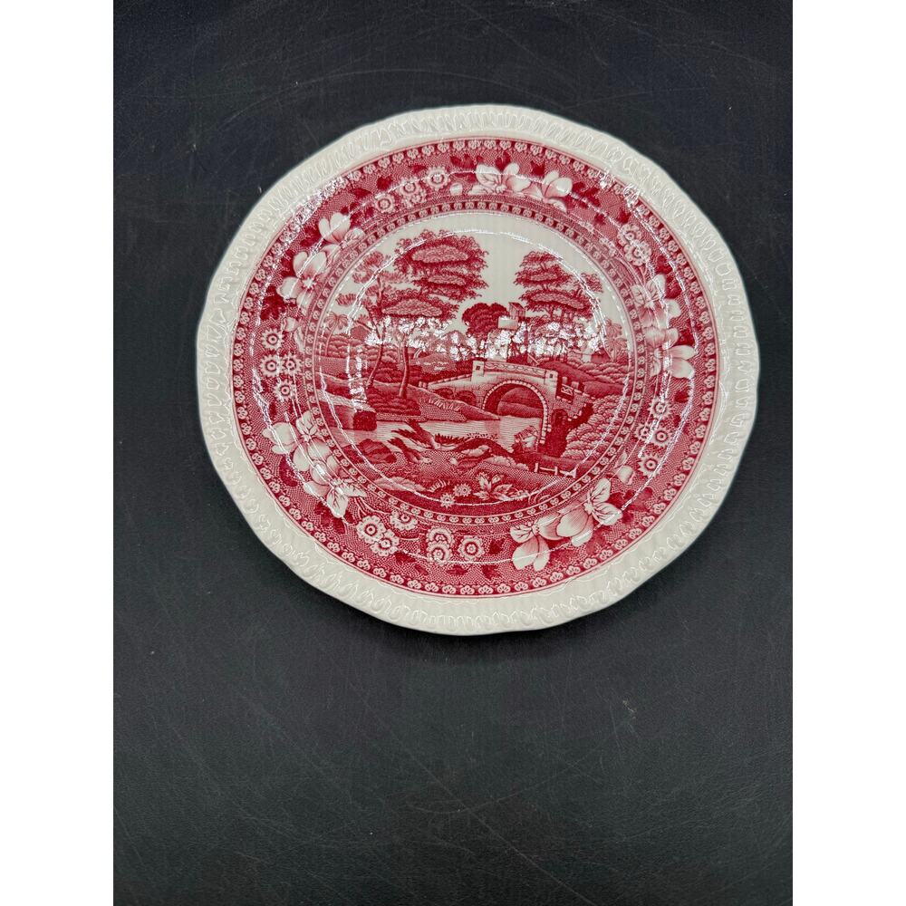 Vintage Spode Tower Pink Bread & Butter Plate 6.5" - English Porcelain